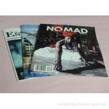 Commercial Glossy Magazine Printing & binding services CMYK